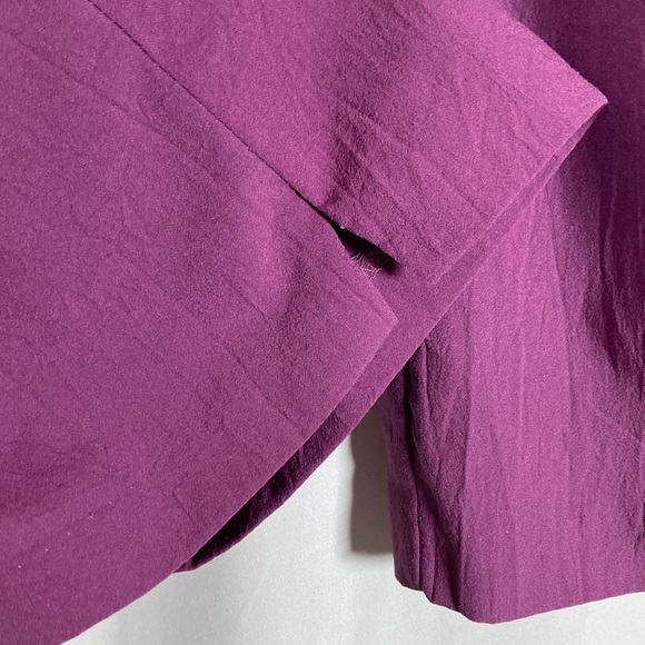 2/$12 Bon Worth Purple Petite Capris Lightweight Flowy - Picture 5 of 8